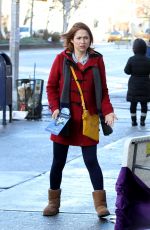 ELLIE KEMPER on the Set of 