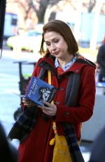 ELLIE KEMPER on the Set of 