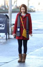 ELLIE KEMPER on the Set of 