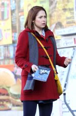 ELLIE KEMPER on the Set of 