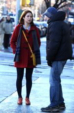 ELLIE KEMPER on the Set of 
