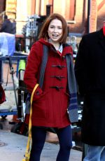 ELLIE KEMPER on the Set of 