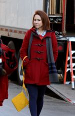 ELLIE KEMPER on the Set of 
