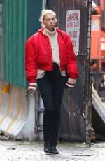 ELSA HOSK Out and About in New York 01/11/2017