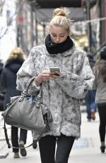 ELSA HOSK Out and About in New York 01/27/2017