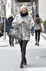 ELSA HOSK Out and About in New York 01/27/2017