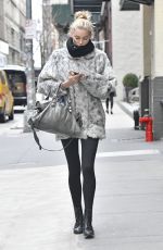 ELSA HOSK Out and About in New York 01/27/2017
