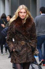 ELSA HOSK Out in New York 01/12/2017