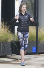 EMERSON TENNEY Leaves a Gym in Studio City 01/02/2017