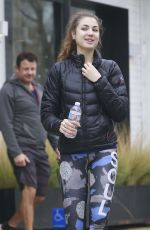 EMERSON TENNEY Leaves a Gym in Studio City 01/02/2017