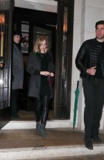 EMILY BLUNT and John Krasinski Out for Dinner at 34 Restaurant in London 01/25/2017