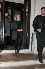 EMILY BLUNT and John Krasinski Out for Dinner at 34 Restaurant in London 01/25/2017