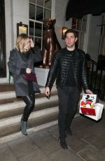 EMILY BLUNT and John Krasinski Out for Dinner at 34 Restaurant in London 01/25/2017