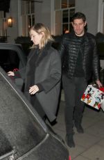 EMILY BLUNT and John Krasinski Out for Dinner at 34 Restaurant in London 01/25/2017