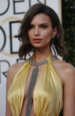EMILY RATAJKOWSKI at 74th Annual Golden Globe Awards in Beverly Hills 01/08/2017