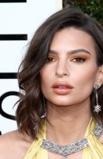 EMILY RATAJKOWSKI at 74th Annual Golden Globe Awards in Beverly Hills 01/08/2017