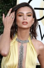 EMILY RATAJKOWSKI at 74th Annual Golden Globe Awards in Beverly Hills 01/08/2017