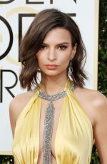 EMILY RATAJKOWSKI at 74th Annual Golden Globe Awards in Beverly Hills 01/08/2017