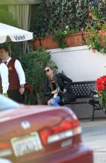 EMILY VANCAMP Out for Lunch at Il Pastaio in Beverly Hills 01/11/2017