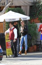 EMILY VANCAMP Out for Lunch at Il Pastaio in Beverly Hills 01/11/2017