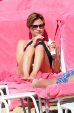 EMMA FORBES on Vacation in Barbados 12/31/2016