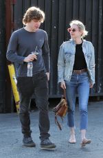 EMMA ROBERTS and Evan Peters Out for Lunch in Los Feliz 01/26/2017