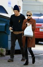 EMMA ROBERTS and Evan Peters Out in Los Angeles 01/24/2017