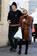 EMMA ROBERTS and Evan Peters Out in Los Angeles 01/24/2017