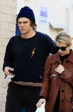 EMMA ROBERTS and Evan Peters Out in Los Angeles 01/24/2017