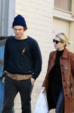 EMMA ROBERTS and Evan Peters Out in Los Angeles 01/24/2017