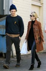 EMMA ROBERTS and Evan Peters Out in Los Angeles 01/24/2017