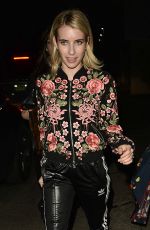 EMMA ROBERTS Arrives at Tallulah Willis