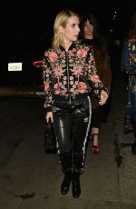 EMMA ROBERTS Arrives at Tallulah Willis