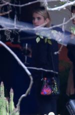 EMMA ROBERTS at Memorial Service of Debbie Reynolds and Carrie Fisher in Los Angeles 01/05/2017