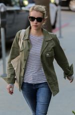 EMMA ROBERTS Out and About in West Hollywood 01/17/2017