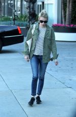 EMMA ROBERTS Out and About in West Hollywood 01/17/2017