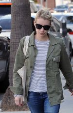 EMMA ROBERTS Out and About in West Hollywood 01/17/2017