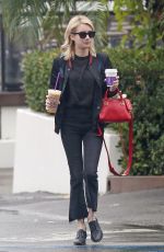 EMMA ROBERTS Out for Coffee in Los Angeles 01/05/2017