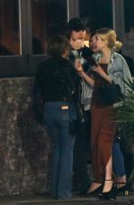 EMMA ROBERTS Out with Friends in Hollywood 01/21/2017