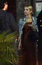 EMMA ROBERTS Out with Friends in Hollywood 01/21/2017