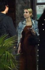 EMMA ROBERTS Out with Friends in Hollywood 01/21/2017