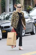 EMMA ROBERTS Shopping at A.P.C Store in Los Angeles 01/04/2017