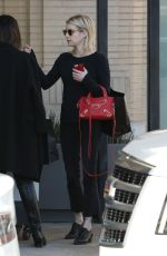 EMMA ROBERTS Shopping at Barneys New York in Beverly Hills 01/06/2017