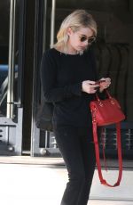 EMMA ROBERTS Shopping at Barneys New York in Beverly Hills 01/06/2017