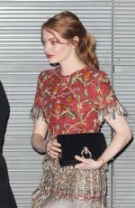EMMA STONE Arrives at 