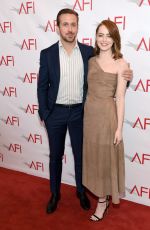 EMMA STONE at 17th Annual AFI Awards in Los Angeles 01/06/2017