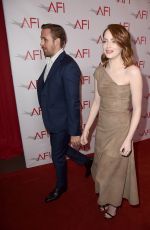 EMMA STONE at 17th Annual AFI Awards in Los Angeles 01/06/2017