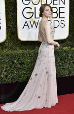 EMMA STONE at 74th Annual Golden Globe Awards in Beverly Hills 01/08/2017