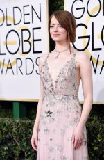 EMMA STONE at 74th Annual Golden Globe Awards in Beverly Hills 01/08/2017