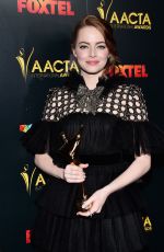 EMMA STONE at AACTA International Awards 2017 in Hollywood 01/06/2017